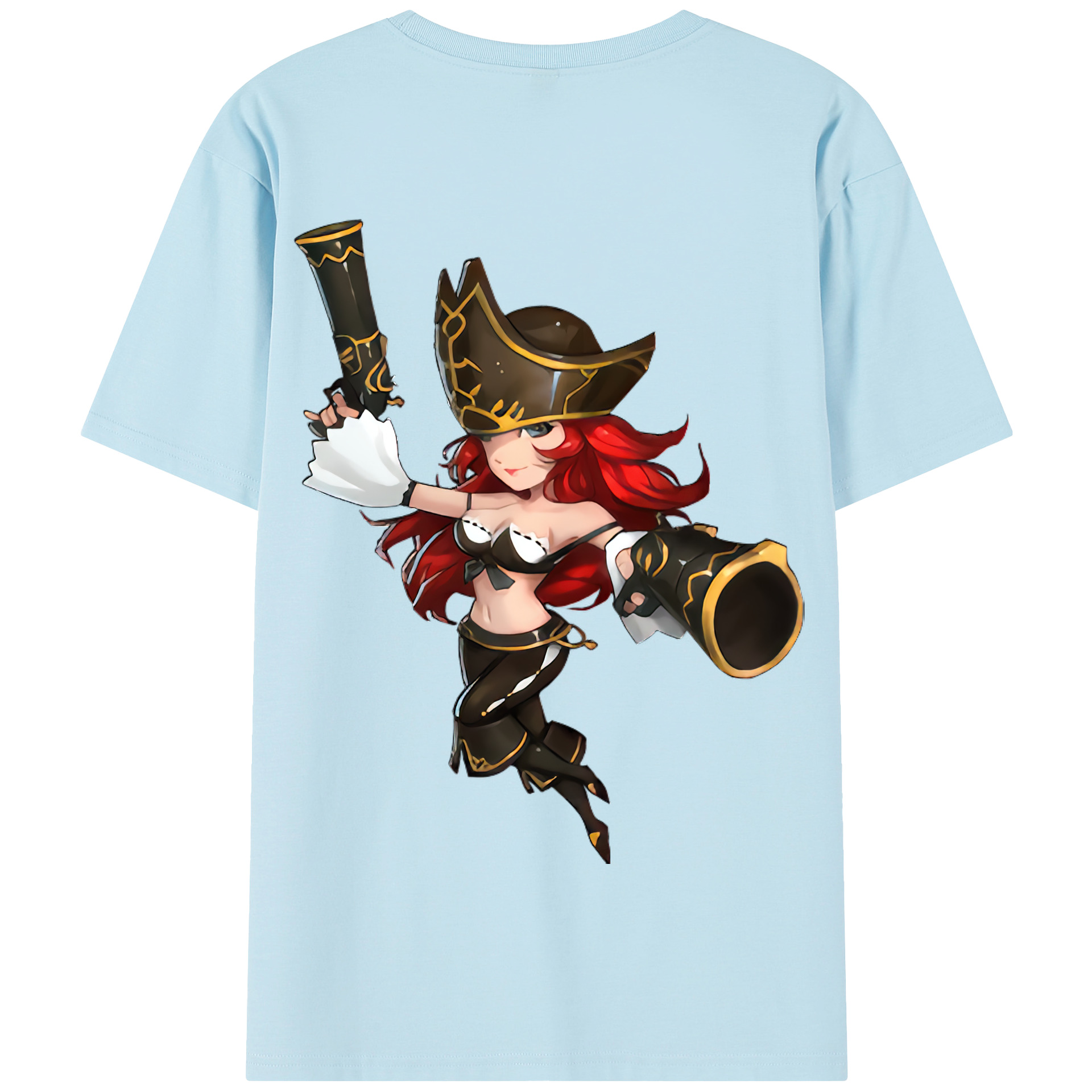 リーグ・オブ・レジェンド League of Legends LOL 綿100％半袖Tシャツ（背面プリント）